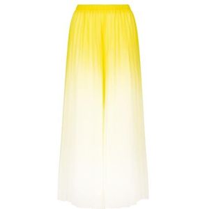 APART Fashion plissé broek, Vanille crème, 34