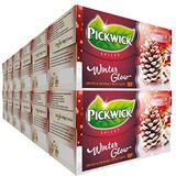 Pickwick Spices Winter Glow Zwarte Thee met Specerijen en Sinaasappel - Wintergloed (240 Theezakjes - Rainforest Alliance Gecertificeerd) - 12 x 20 Zakjes