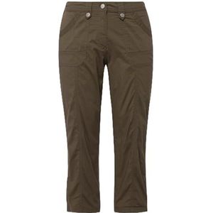 Ulla Popken Damesbroek, Kaki, 47W / 32L