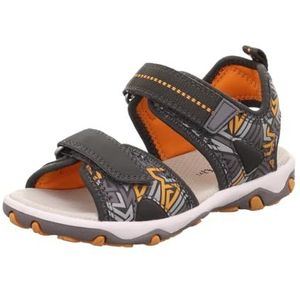 Superfit Mike 3.0 Sandalen voor jongens, Grijs Oranje 2000, 28 EU Weit