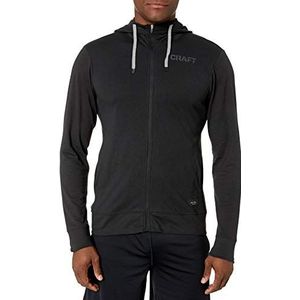 Craft Heren Deft 2.0 Full-zip Jersey trainingsjack - zwart, donkergrijs jassen