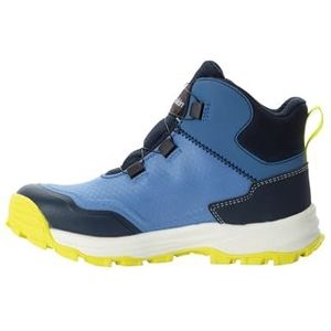 Jack Wolfskin Cyrox Texapore Dial Mid K Wandelschoen voor kinderen, uniseks, Elemental Blue, 35 EU