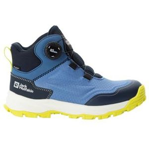 Jack Wolfskin Cyrox Texapore Dial Mid K Wandelschoen voor kinderen, uniseks, Elemental Blue, 34 EU