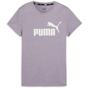 PUMA Unisex Ess Logo Heather Tee Tees