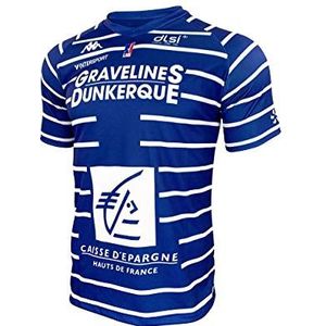 BCM Gravelines Dunkerque Gravelines-Dunkerque Officieel outdoorshirt, 2019-2020, basketbalshirt, uniseks, kinderen