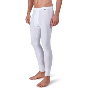 HUBER Thermoline, broek voor heren, lang, met gulp, hipster, wit (wit 0500)., XXL