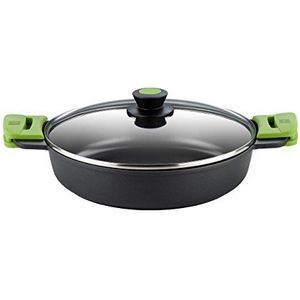 Braisogona Prior -Cast Aluminium Low Casserole, 28 cm.Zeer duurzaam gegoten aluminium met pfoa antiaanbaklaag. Alle fornuizen inclusief inductie.