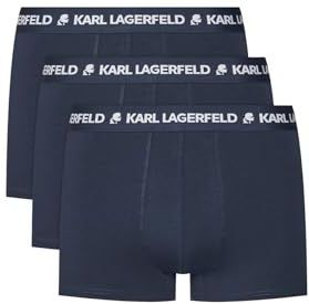 Karl Lagerfeld B.V Logo Trunk Set (3 stuks), Donkerblauw, XS