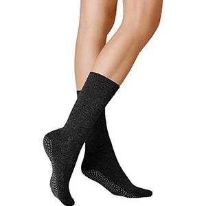 KUNERT dames sokken homesocks antislip, Black 0070, 35-38 EU