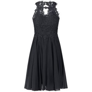 APART Fashion Cocktailjurk voor dames, zwart, 34