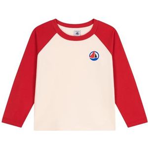 Petit Bateau Shirt met lange mouwen voor kinderen en jongeren, Lawinen/Aurora, 8 jaar