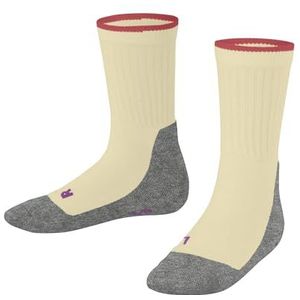 FALKE Uniseks-kind Sokken Active Everyday K So katoen functioneel materiaal dun ademend 1 paar, Geel Vanilla 2120, 23-26
