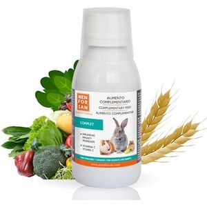 MENFORSAN COMPLET aanvullend voer voor knaagdieren, konijnen en fretten, 120ml | Vitaliteit, energie en glans van de vacht