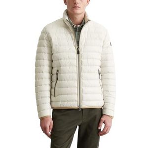 Marc OPolo Gewatteerde herenjas, waterafstotend, licht, Grijs Zijde, XS