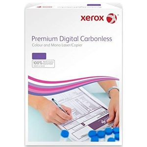 Xerox 003R99107 Premium Digital zelfdoorschrijfpapier, voorgesorteerd pakket met 500 vellen, 250 sets, 2 vakken, wit/roze