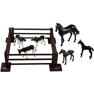 Britains 1:32 Baby Animal Farm Playset, verzamelbaar boerderij dierenspeelgoed voor kinderen, speelgoed boerderijdieren compatibel met 1:32 schaal boerderijspeelgoed, geschikt voor verzamelaars en