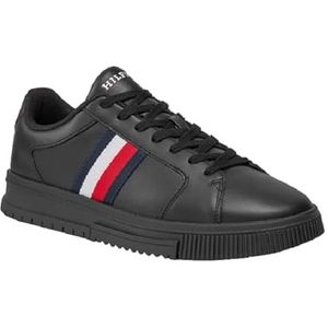 Tommy Hilfiger Heren Supercup LTH Stripes Ess Sneaker, woestijn hemel, 44 EU