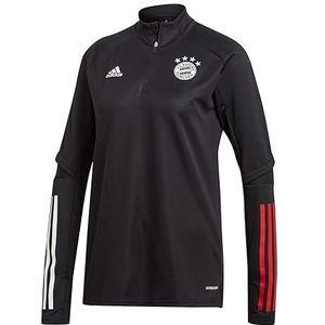 Adidas FCB TR Top W sweatshirt, dames, zwart/rood, 2XL