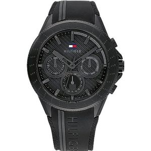 Tommy Hilfiger 1791861 Analoog kwartshorloge voor heren, met siliconen armband