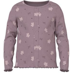 Name It - Nmfvemia Ls Slim Top - Toadstool - Longsleeve