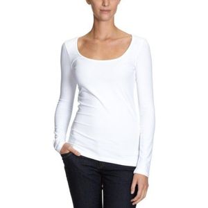 Cross Jeans 50145 Dames Shirts/lange mouwen shirts, wit (wit), 36
