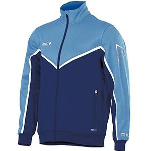 Mitre Kids Primero Poly Voetbal Training Track Jacket - Sky/Navy Wit N/A