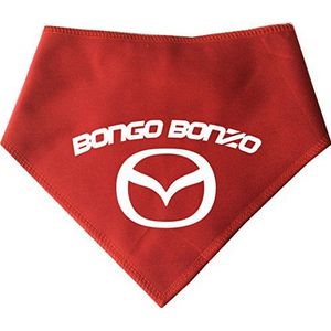 Spoilt rode pets (S2) rood Mazda Bongo FRIENDEE, Bongo Bonzo Dog Bandana (klein, rood)