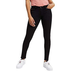 Tommy Jeans Dames MID RISE SKINNY NORA DNBST Skinny jeansbroek, zwart (dana black stretch 945), 24W x 32L