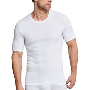 Schiesser Heren onderhemd halve mouw 1/2 fijne rib box - 205145, wit (100 -wit), L