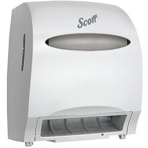 Scott Essential Hard Roll papieren handdoek elektronische dispenser (48858), snel verwisselen, wit