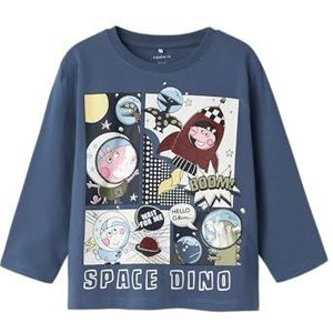 Name it mini Jongens Nmmdilip Peppa Ls Nreg Top Box Cplg, China blue, 104