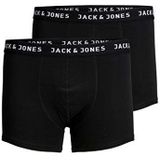 JACK & JONES Boxershorts voor heren, zwart/detail: zwart, XXL