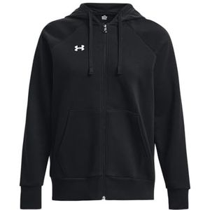 Under Armour Dames UA Rival Fleece Full Zip Hoodie Sweatshirt