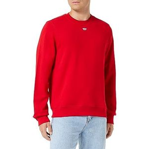 Diesel S-Ginn-d Sweatshirt voor volwassenen, uniseks, chinese red, L