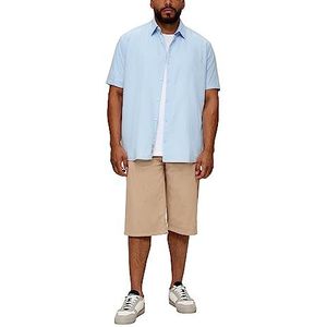 s.Oliver Big Size hemd korte mouwen, blauw, XXL