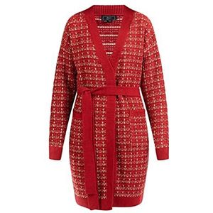 CARNEA Dames Cardigan 11025234-CA04, rood, M/L, rood, M/L