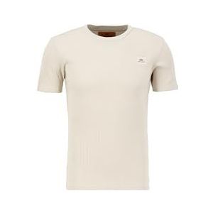 ALPHA INDUSTRIES X-fit Rib T T-shirt voor heren, 300-vintage wit, XS