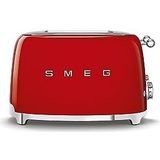 SMEG TSF03RDEU - Broodrooster - Rood - 4x4 - 2000W - 6 niveaus