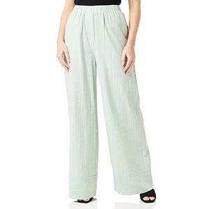 Peppercorn - Monella - Harembroek - Mintgroen/Wit - Wide Leg - Mid Waist