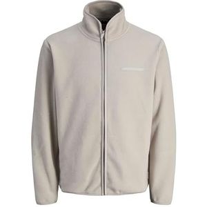 JACK & JONES Jcofusion Fleece Sweat Zip High Neck, Paloma, XS