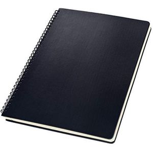 SIGEL CO820 spiraal notitieboek A4, geruit, hardcover, zwart, 80 vel, Conceptum - ook in A5