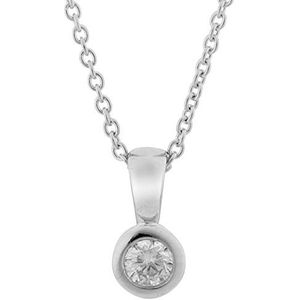 Orphelia Damen 18_k_(750) witgoud Rund Diamant