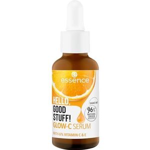 Essence Cosmetics HELLO, GOOD STUFF! GLOW-C SERUM, verzachtend, met vitaminen, verzorgend, natuurlijk (30ml)
