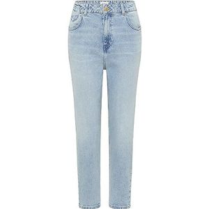 MUSTANG Dames Style Charlotte Tapered Jeans, middenblauw 402, 30W / 32L, middenblauw 402, 30W x 32L