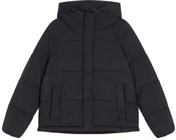 Dockers - Doudoune - Gewatteerde Bubble Puffer Jas - Met Capuchon - Zacht Mat Nylon