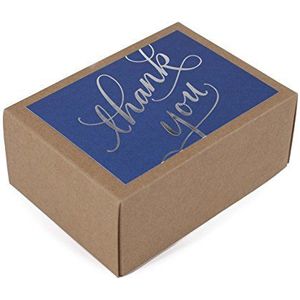 Hallmark Bedankkaarten (Silver Foil Script, 40 bedankbriefjes en enveloppen)