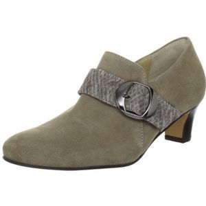 Hassia Dames Rimini, brede G-pumps, Beige Smoke 6900, 41 EU Breed