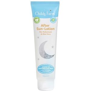 Childs Farm After Sun-lotion voor kinderen en baby's met biologische kokosgeur, 100 ml, kalmerend en hydraterend, geschikt voor droge, gevoelige of eczeemgevoelige huid