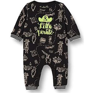 Charlie Choe Pyjama voor jongens, zwart + Aop, 6 Jaar