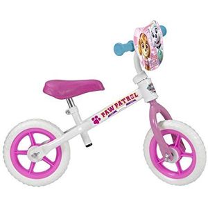 TOIMS 141 Pik&Roll Draisienne Paw Patrol Girls Balance Bike, White, 10